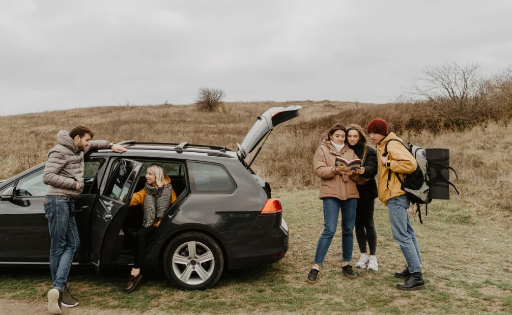 Black SUV — rates page